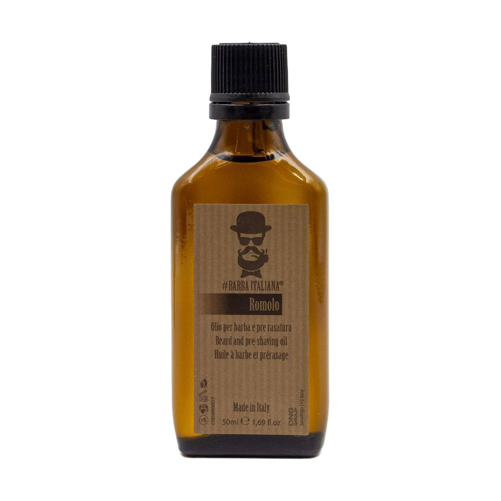 Чоловіча олія для бороди та перед голінням Barba Italiana Romolo Beard And Pre-Shaving Oil, 50 мл